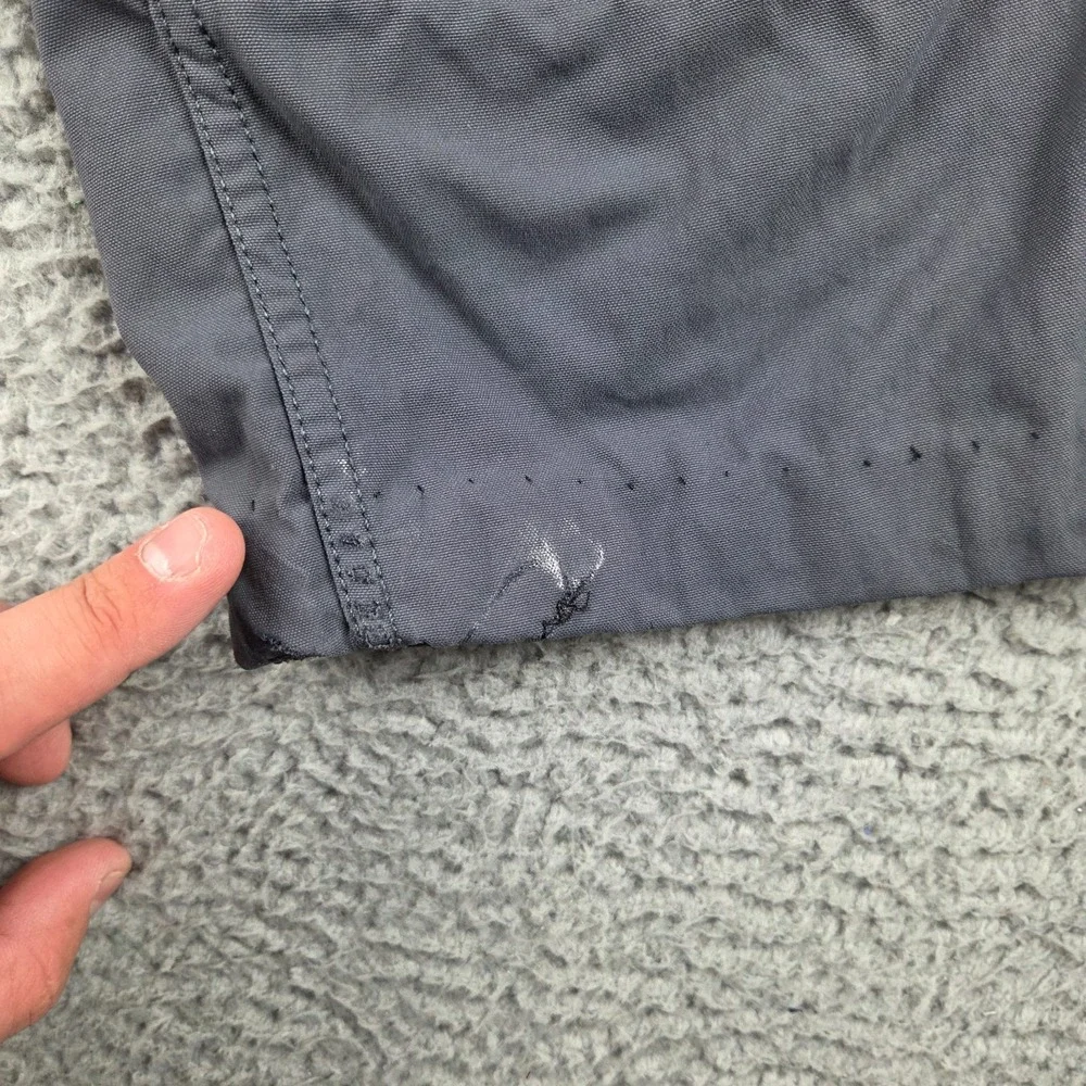 Duluth Trading Co Dry On The Fly Pants Men Mx30 (30x24) Gray Cargo Outdoor Nylon